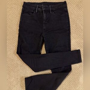 AEO American Eagle black high rise the Dream Jean Jeggings size 2 S like new
